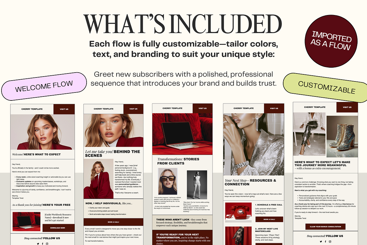 Klaviyo Email Templates for Coaches preview 3