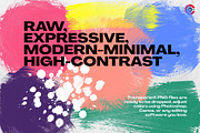 Realistic Black Brush Stroke Overlay, an Object Graphic by C-Kav (Thumbnail 3 of 4)