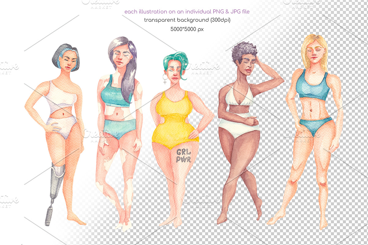 All bodies are beautiful, a Person Illustration by Tabiti (Photo 3 of 16)
