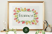 Spring Garden Flowers Watercolor, an Illustration by Catch the Dream Art (Thumbnail 5 of 8)