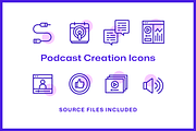 48 Podcast Creation Icons, an Icon by Furnace (Thumbnail 3 of 5)
