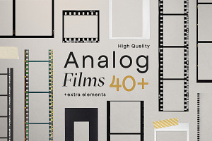 High Quality Film Frames Kit, a Product Mockup by Sparrow & Snow