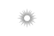 Sunburst Rays Vector Bundle Bundle, an Illustration by yasushie (Thumbnail 17 of 31)