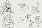 100illustrations Snakes with flowers, a Decorative Illustration by AnnaPolitmerskaja (Thumbnail 6 of 6)