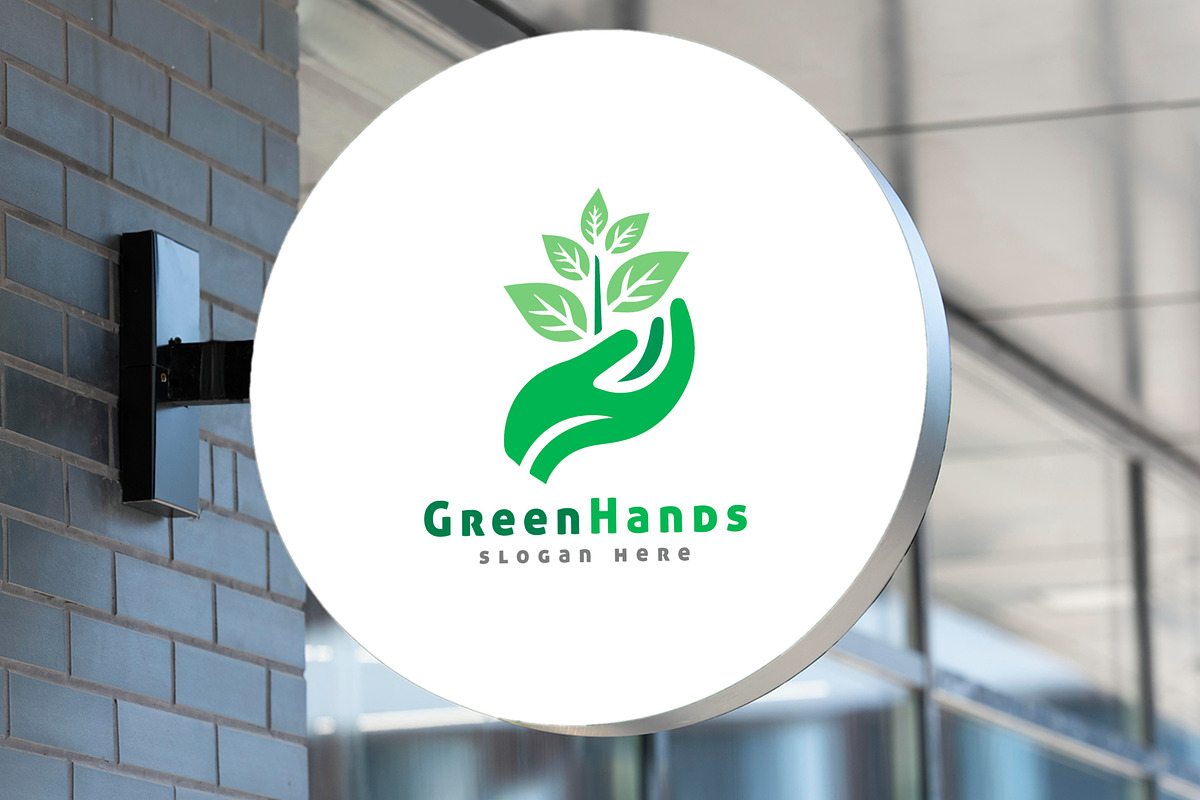 Nature Green Hands Logo, a Branding & Logo Template by Design_Planet (Photo 3 of 3)