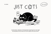Just Cats: Daily Life Pack, an Animal Illustration by Veyla (Thumbnail 1 of 10)