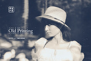 Old Printing Photo Effect, a Layer Style Add-On by WudelMbois Studio (Thumbnail 1 of 3)