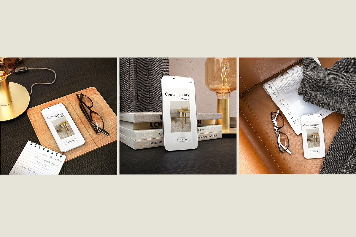 Smartphone and Laptop Mockup, an iPhone Mockup by DamriNa art (Photo 4 of 8)