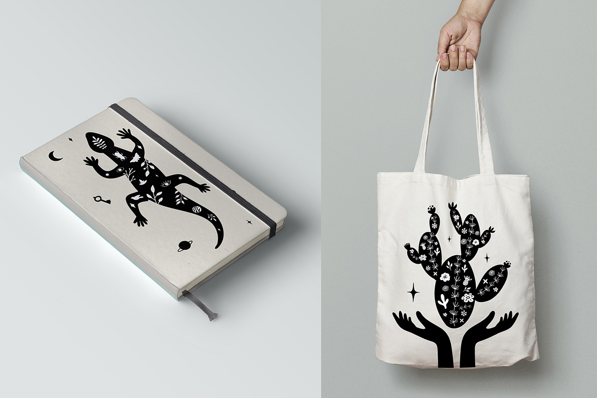 Linocut Style Stamp Brushes, a Brush Add-On by NinaFedorova (Photo 8 of 8)