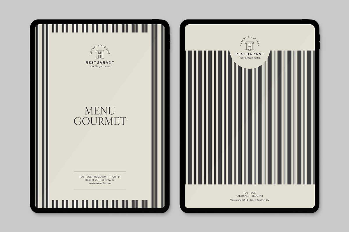 Digital Menu Template, a Brochure Template by BrandPacks (Photo 4 of 5)