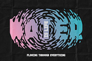 Inky Ripples - Creative Font, a Symbol Font by Gleb Guralnyk (Thumbnail 2 of 8)