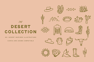 Desert Collection Illustration Pack