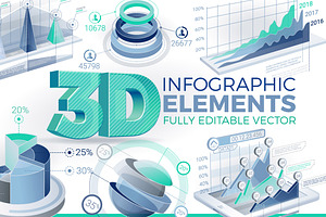 3D Corporate Infographic Elements