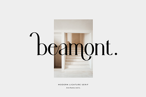 Beamont, a Script Font by Flawless And Co
