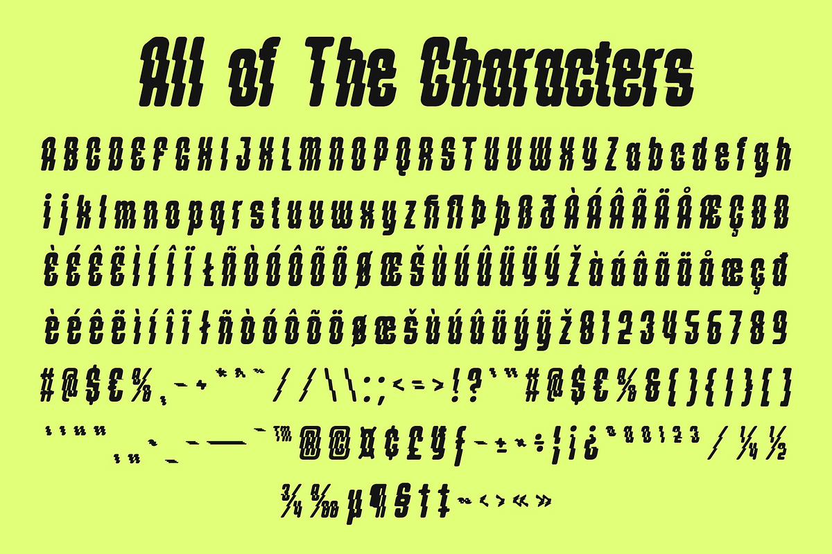 CS Alford Rippled, a Sans Serif Font by Craft Supply Co. (Photo 8 of 8)