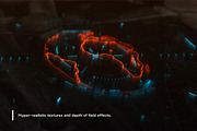 Cyber - Futuristic Neon Display, a Texture Graphic by Studio 2am (Thumbnail 3 of 9)
