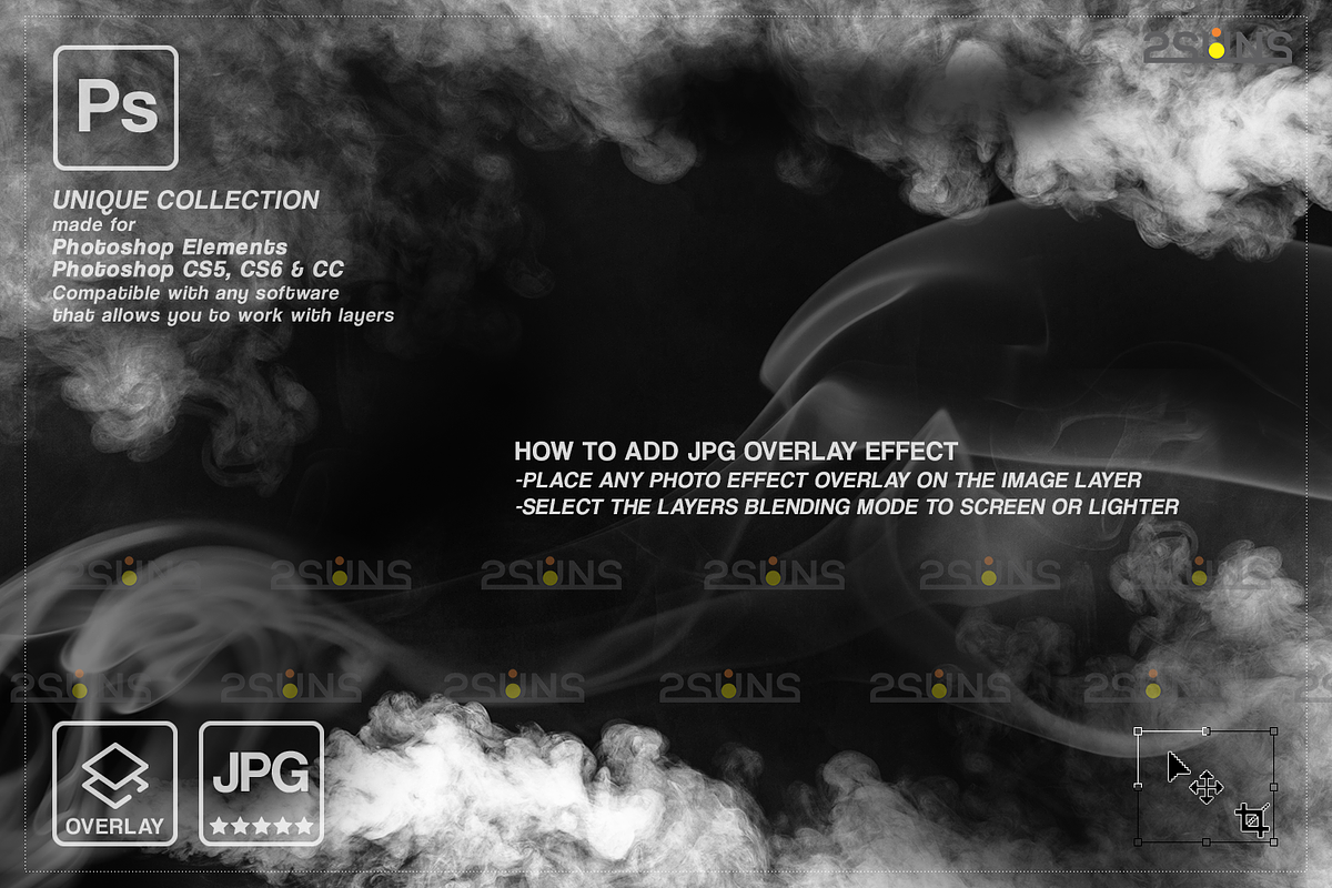 White smoke photo overlay, Fog, an Object Graphic by 2SUNS (Photo 3 of 9)