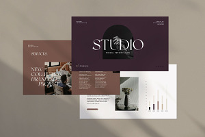 Studio Portfolio PowerPoint Template