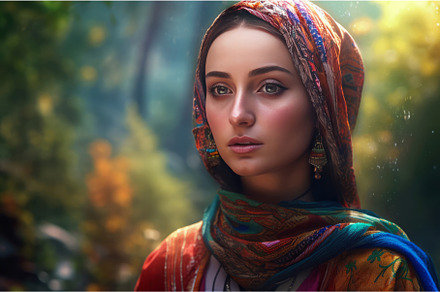 Very beautiful young woman nature, a Person Photo by Ylivdesign