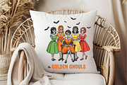 The Golden Ghouls Halloween PNG, an Illustration by DreamCafeArt (Thumbnail 5 of 7)