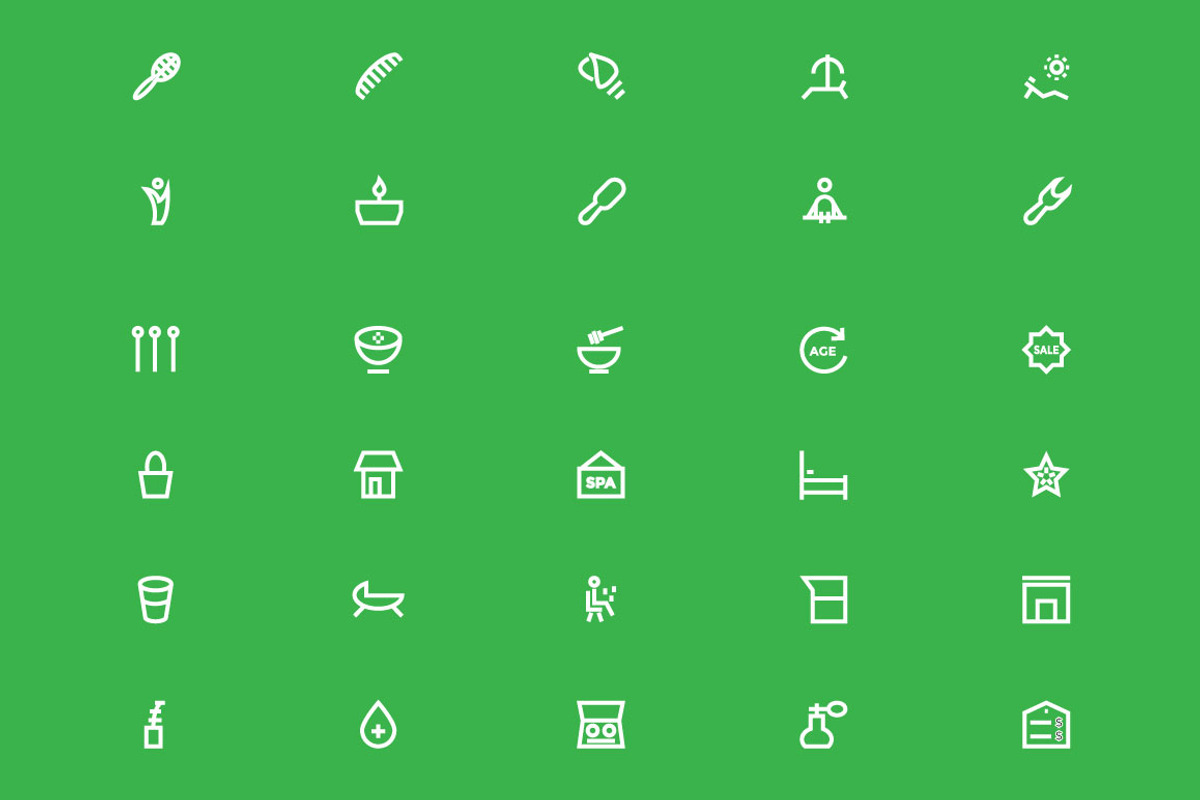 75+ Beauty and Spa Vector Icons preview 3