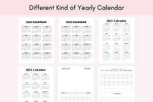 Printable 2024 Monthly Calendar