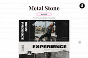 Metal stone social media graphic, a Social Media Template by Chanut is industries (Thumbnail 9 of 11)