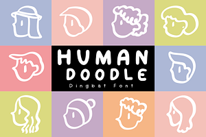 Human Doodle - Dingbat Font
