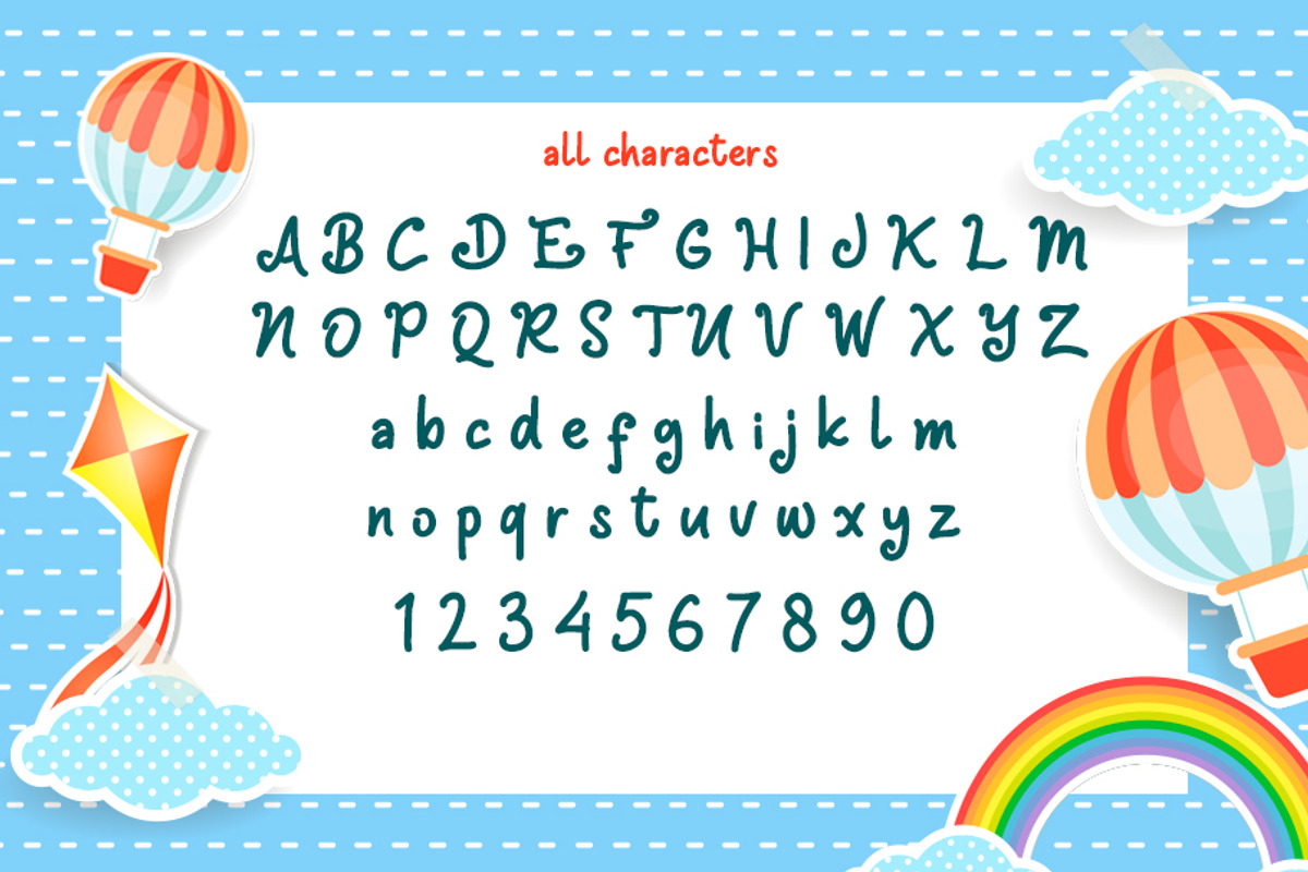 Derbie & Cuttie, a Font by MLKWSN (Photo 9 of 10)