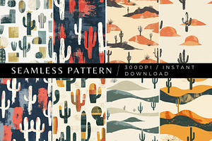 8 Desert Nomad Seamless Patterns