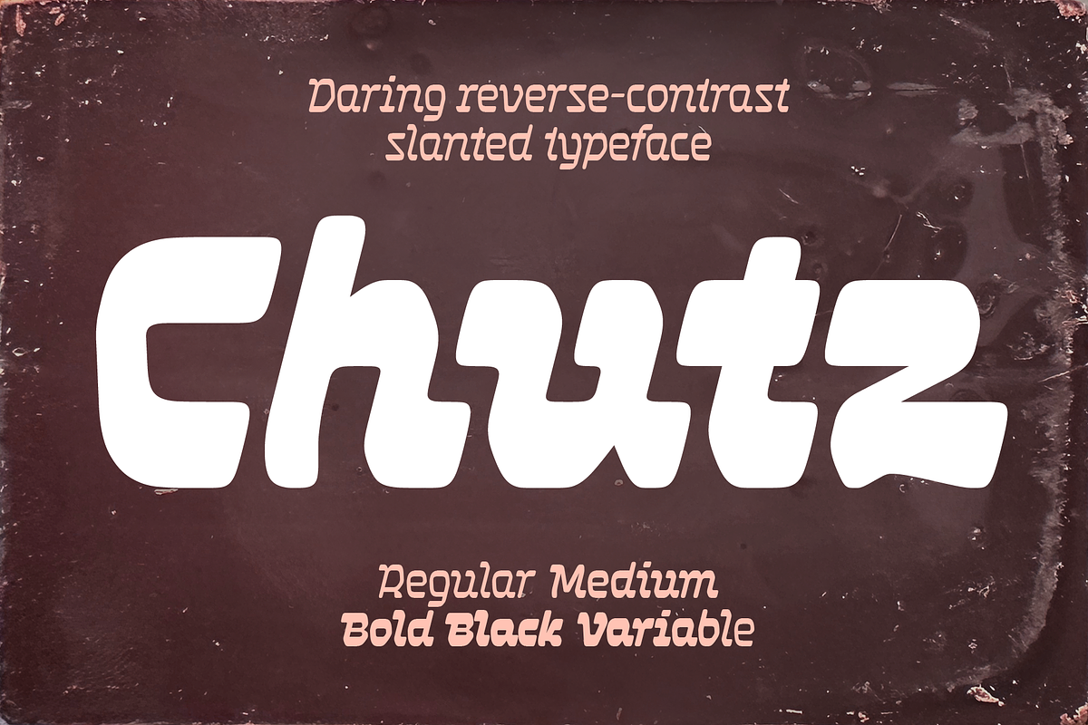 Chutz font, a Handwritten Font by Michael Rafailyk (Photo 1 of 8)