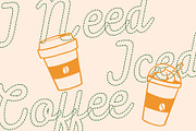 CS Kaylie Dashed, a Script Font by Craft Supply Co. (Thumbnail 5 of 8)