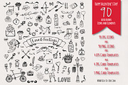 Happy Valentin's Day! 90 love icons!, an Object Graphic by Natasha-Pankina.com (Thumbnail 1 of 3)