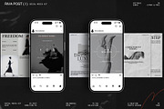 RIVA | Instagram Post Template (I), a Social Media Template by Prapti Design (Thumbnail 1 of 10)