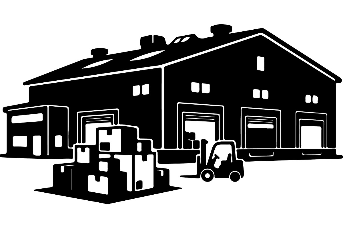 Warehouse and industrial building, a Decorative Illustration by jahid234 (Photo 11 of 13)