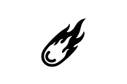 Fire Meteor Comet Silhouette Bundle, an Illustration by Designs_River (Thumbnail 14 of 51)