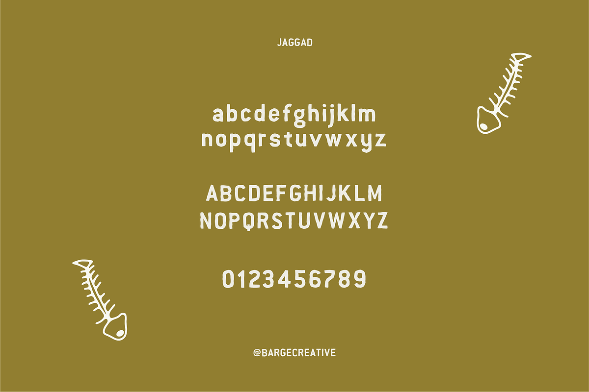 Jaggad | a rough san-serif font, a Sans Serif Font by bargecreative (Photo 2 of 5)