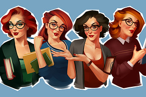 Business Pin-up girls