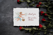 Forget-me-not Antique Valentine, a Seasonal Illustration by Catch the Dream Art (Thumbnail 10 of 10)