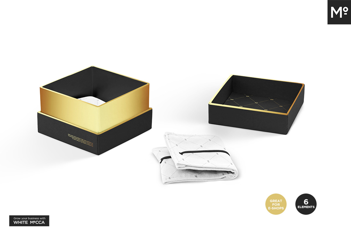 Jewelry Box Sets Mock-up, a Packaging Mockup by BlackMocca (Photo 11 of 36)