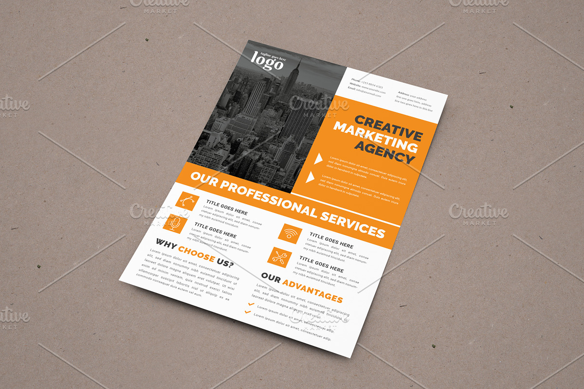 Flyer Template, a Flyer Template by Alice_s (Photo 4 of 10)