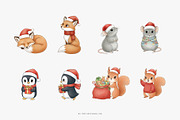 Cozy Christmas Watercolor Clipart, a Seasonal Illustration by Primrose Blume (Thumbnail 3 of 8)