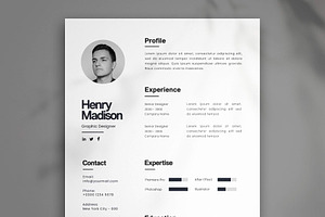 Elegant Resume, a Resume Template by Saman Osama