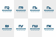 Letters NQ NR NS NT NU NV NW NX Logo, a Branding & Logo Template by Pray Art Design Studio (Thumbnail 1 of 2)