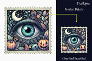 Halloween Postage Stamp Sublimation, a Graphic by designcity5 (Thumbnail 5 of 5)
