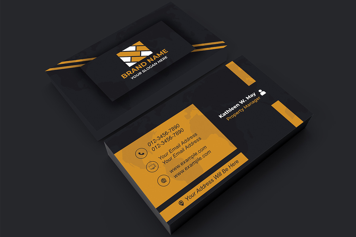 Gradient Business Card PSD preview 6