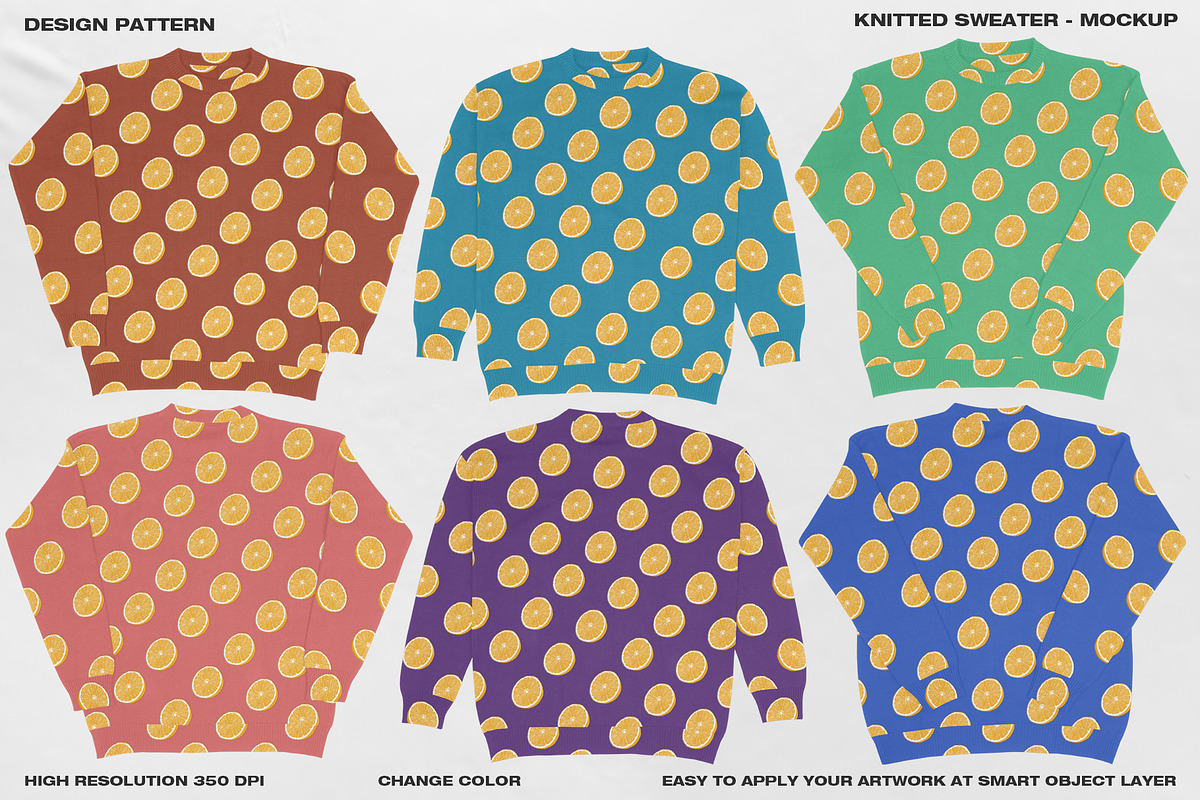 Knitted Sweater - Mockup, a Hoody Mockup by DaldSgh (Photo 12 of 18)