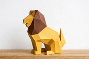 Lion sculpture - 3d papercraft, a Card Template by PAPER amaze (Thumbnail 4 of 5)
