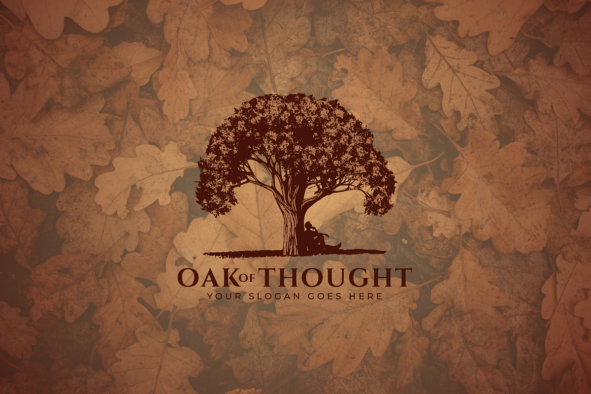 Oak of Thought Logo Template, a Branding & Logo Template by Maximum Designstudio (Photo 2 of 3)