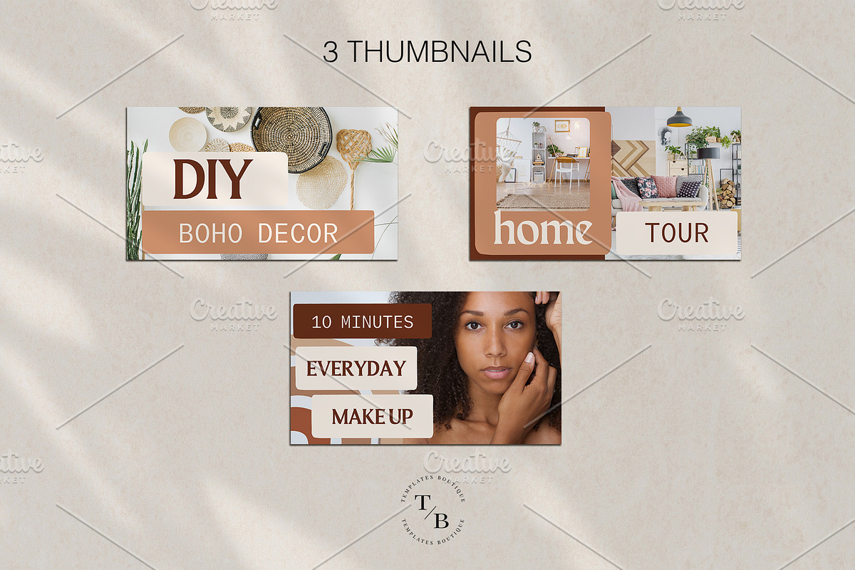 YouTube Channel Branding Kit | Canva, a Social Media Template by Templates Boutique (Photo 6 of 8)